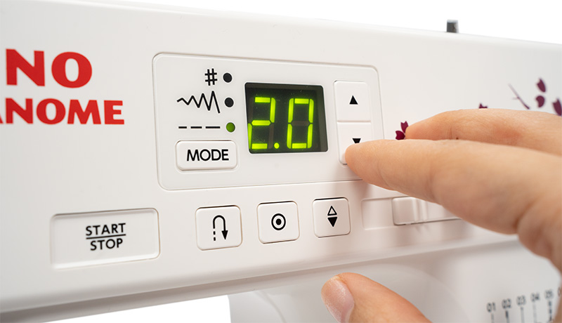 Janome DC1030 Adjustable Stitch Width/Length